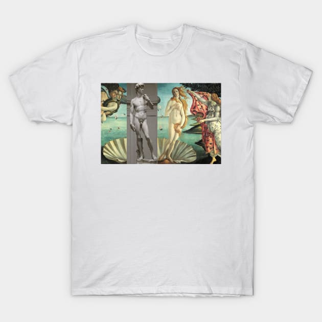 Virtual Meeting of David and Aphrodite  #Virtual #Meeting #David #Aphrodite T-Shirt by rastyrcom